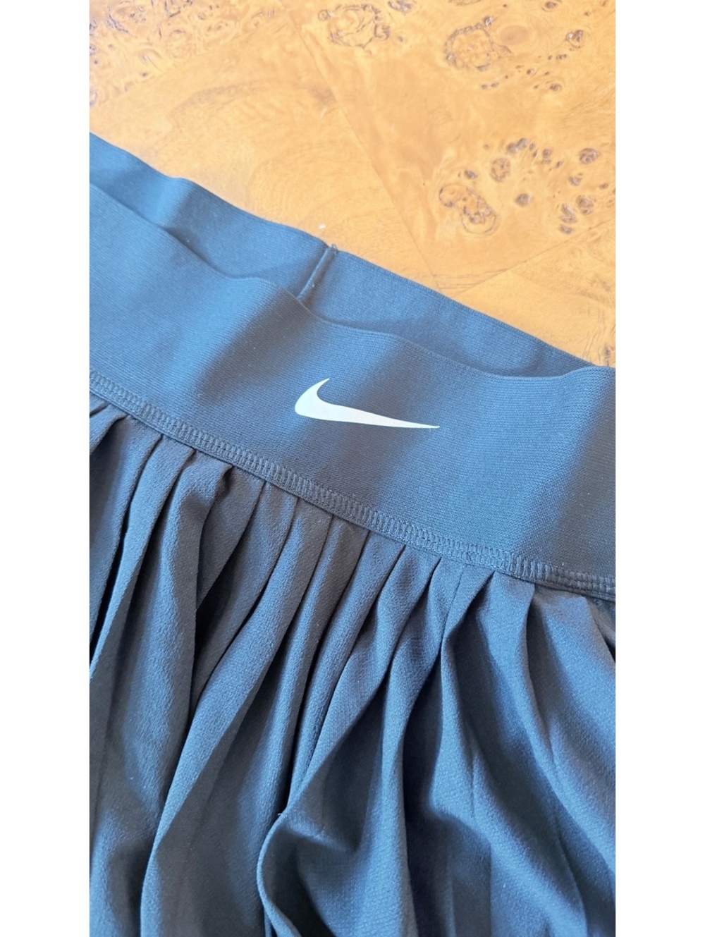 Nike Black Dri-FIT Pleated Tennis Skirt with Built-in Shorts - Picture 4 of 7